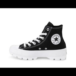 Womens Converse Chuck Taylor All Star Hi Lugged Sneaker - Black